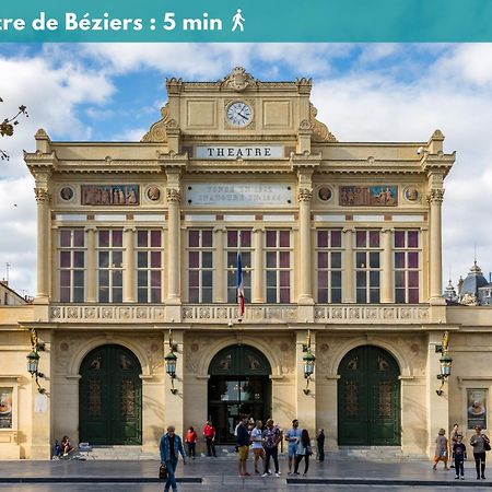 Charmant Studio Climatise 'Alma 1' - Beziers Centre - Wifi Fibre - Netflix Lejlighed Eksteriør billede
